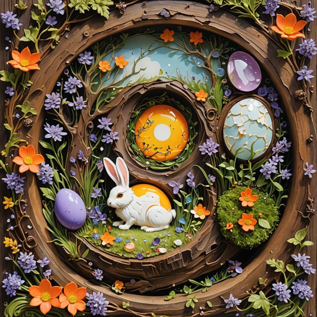 Easter scenery
