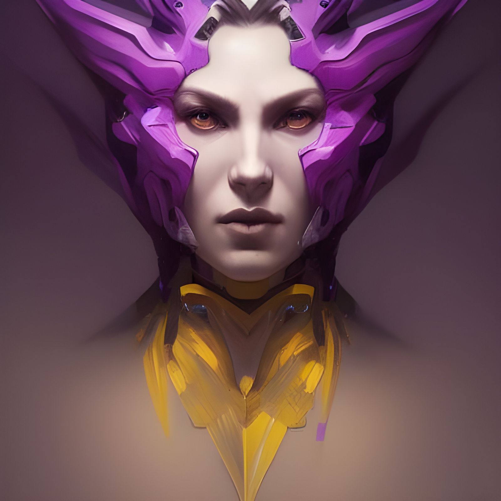 Purple eyes