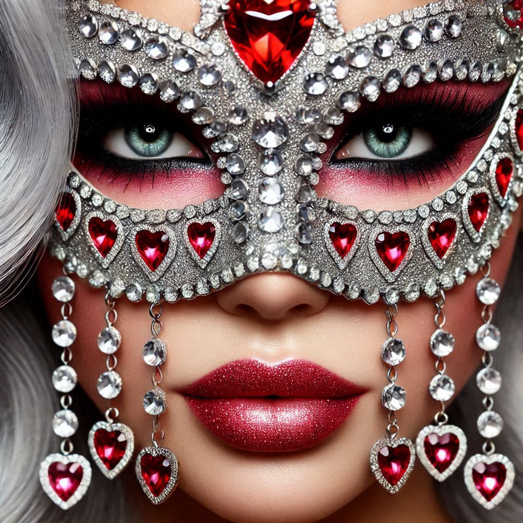 Valentine Venetian Mask