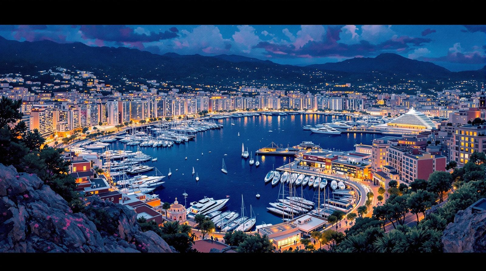 Monaco Nightscape