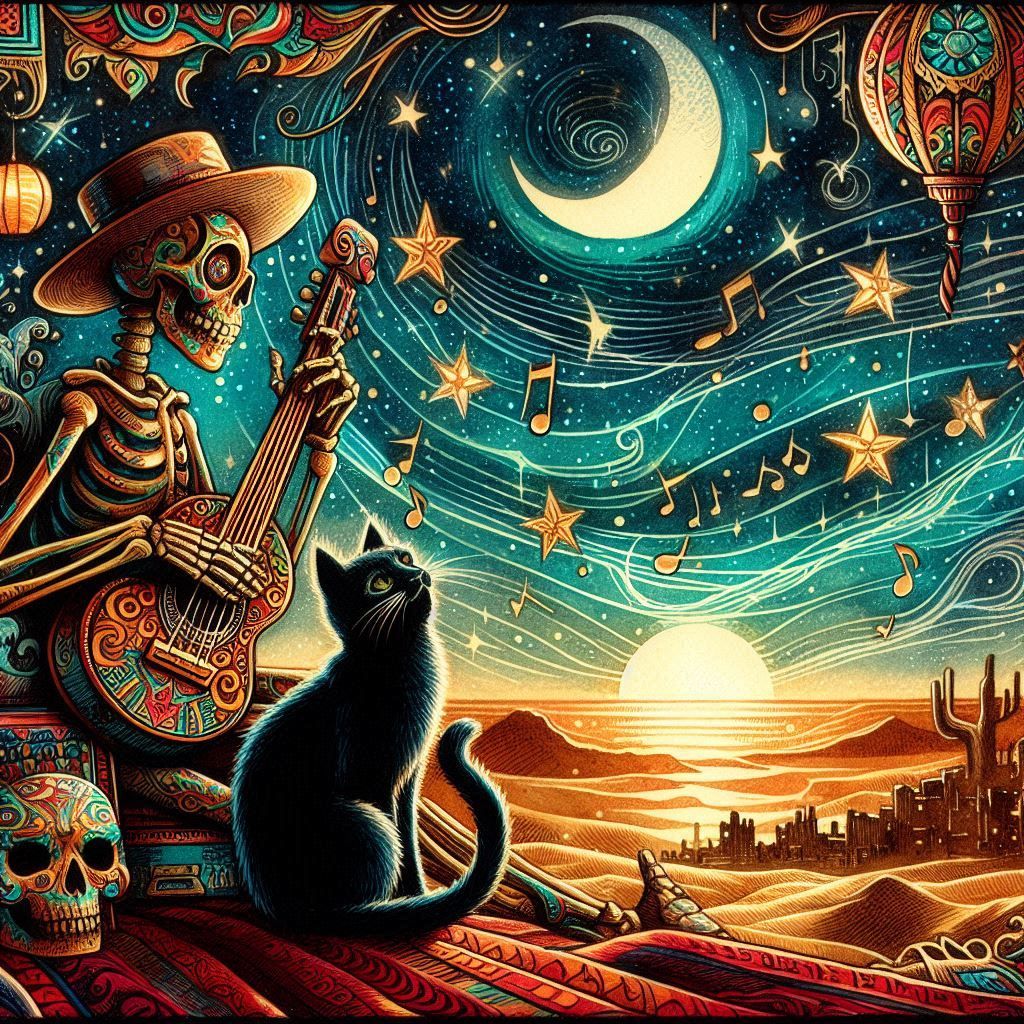 Skelly and Spooky Make Music at the Festival