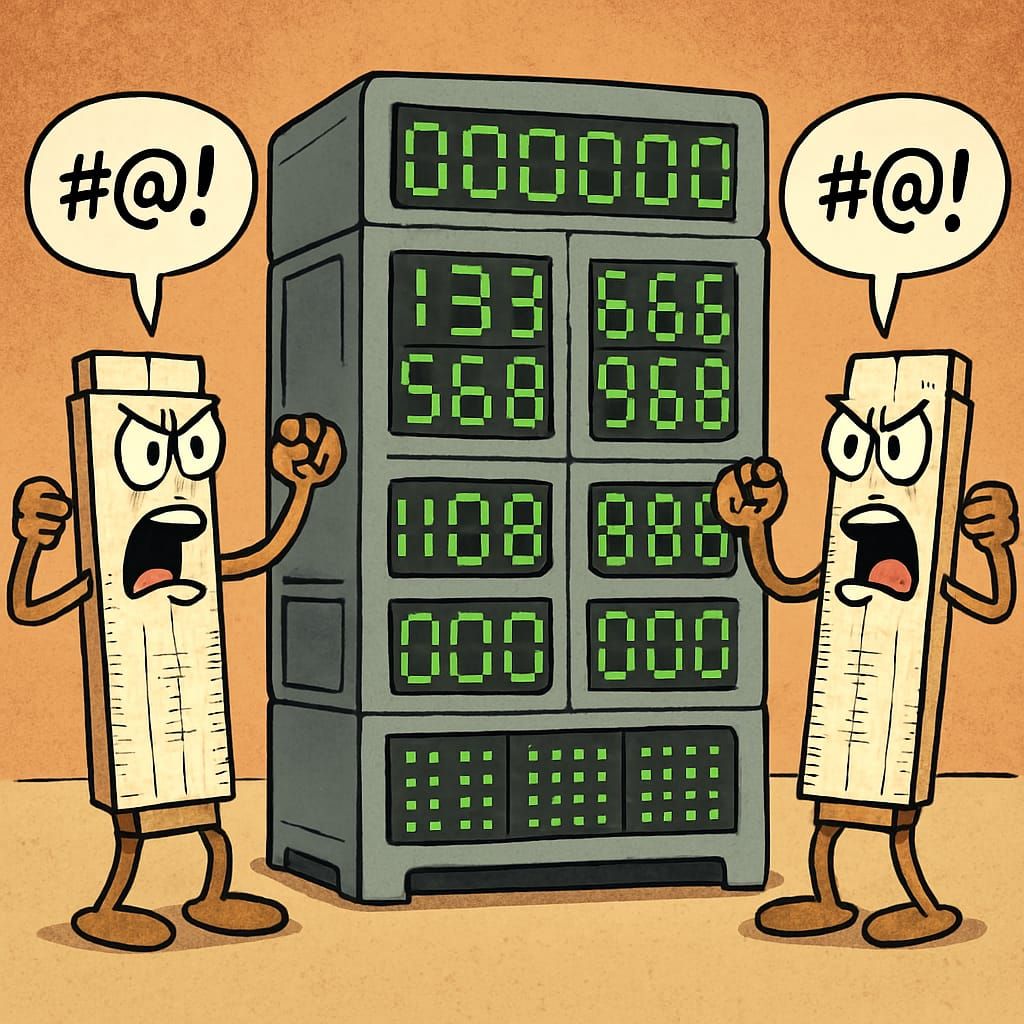 Rage Against the Machine (1, slide rules)