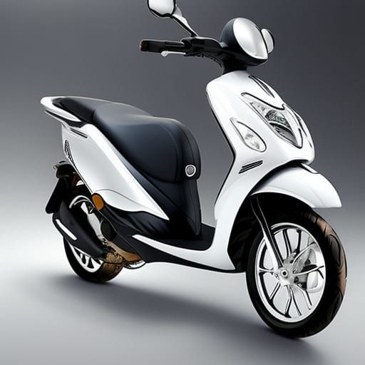 Piaggio im dunklen beleuchtet