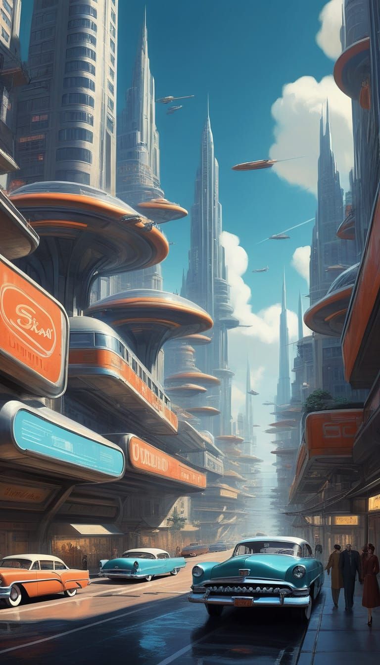 Retro Future   by @anakin s