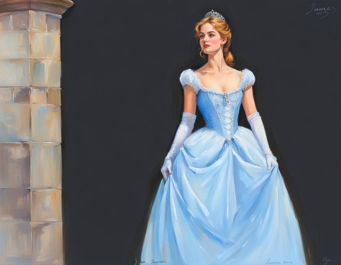 Lilly James as Cinderella