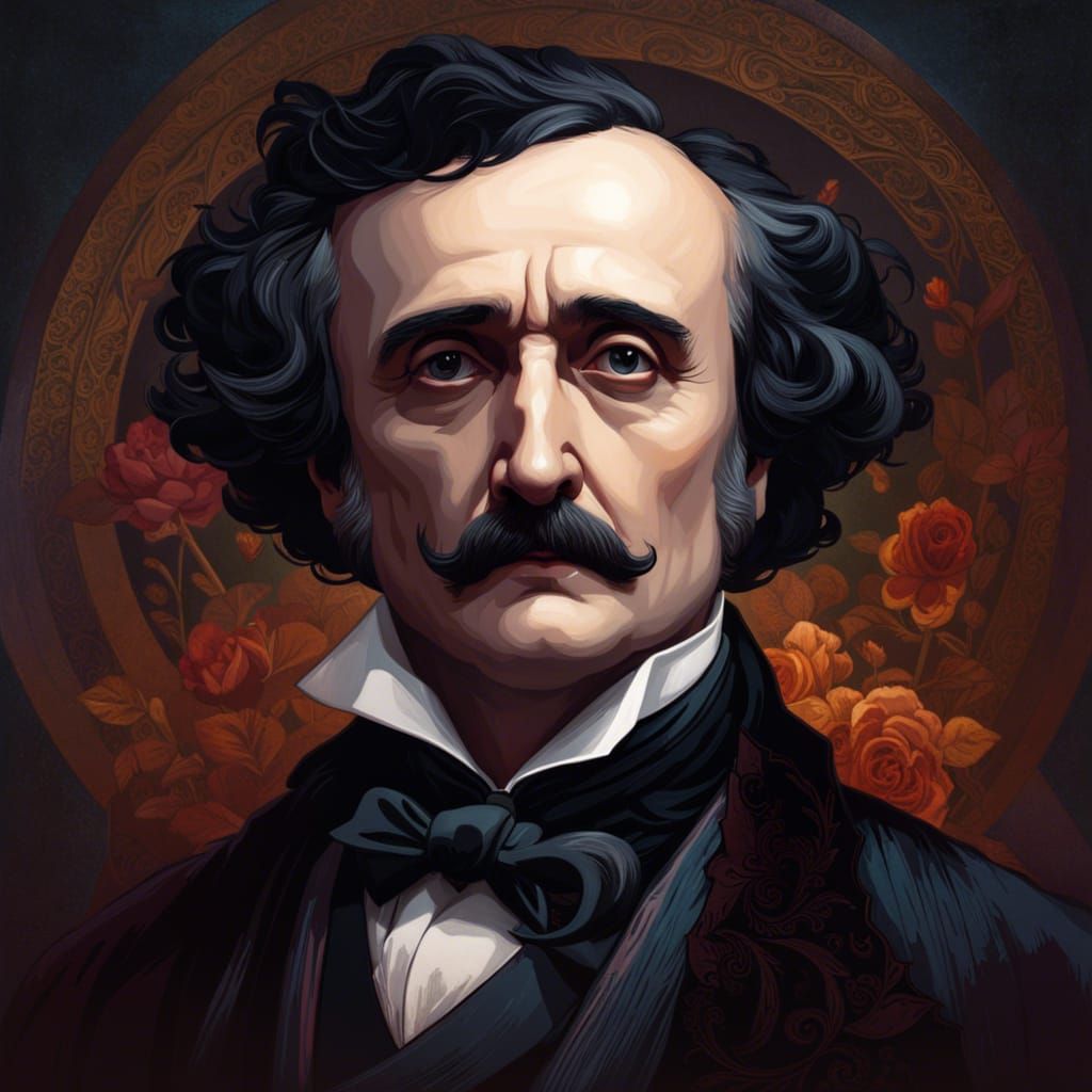 Edgar Allan Poe by Various Classical Masters (II) AI Generated Artwork NightCafe Creator