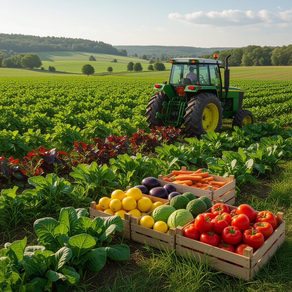 Colorful Assortment of Fresh Vegetables