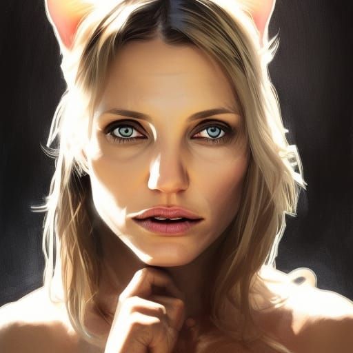 Cameron Diaz catgirl