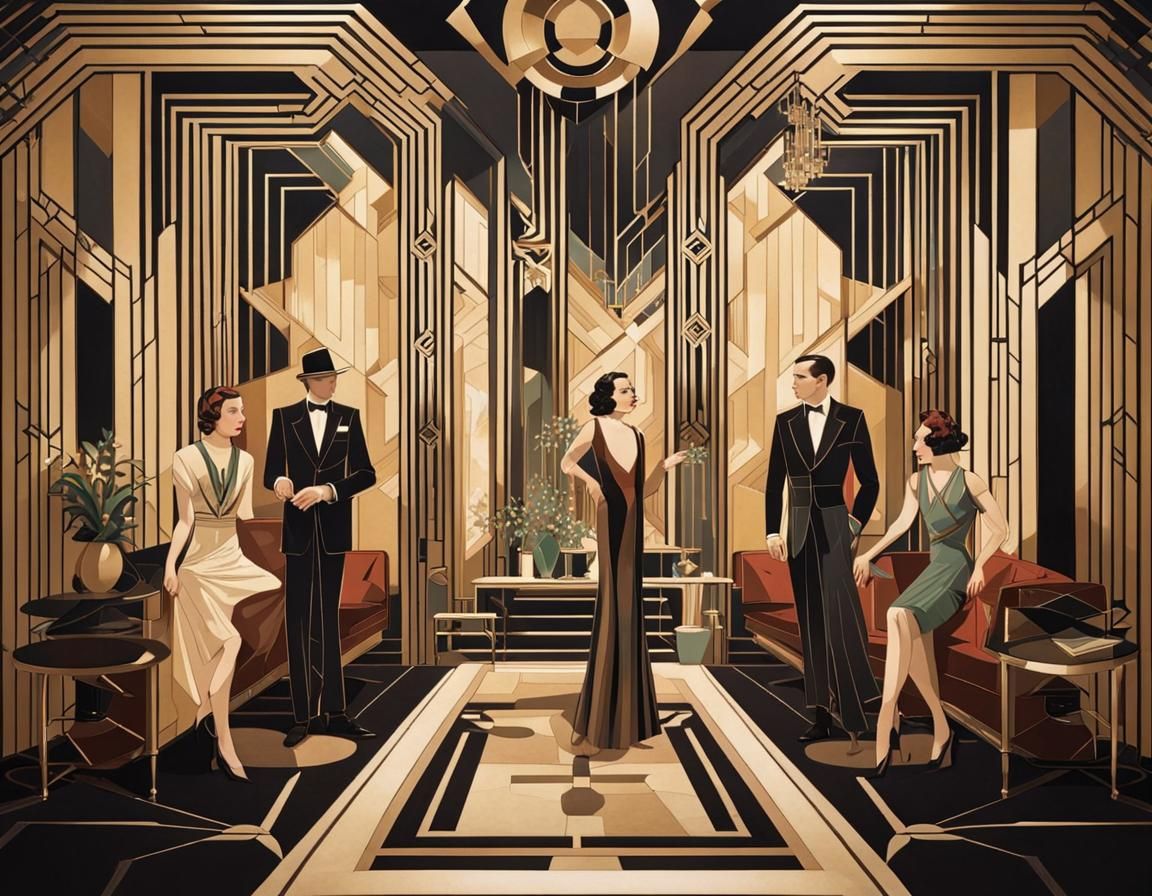 Art Deco III  by @qu