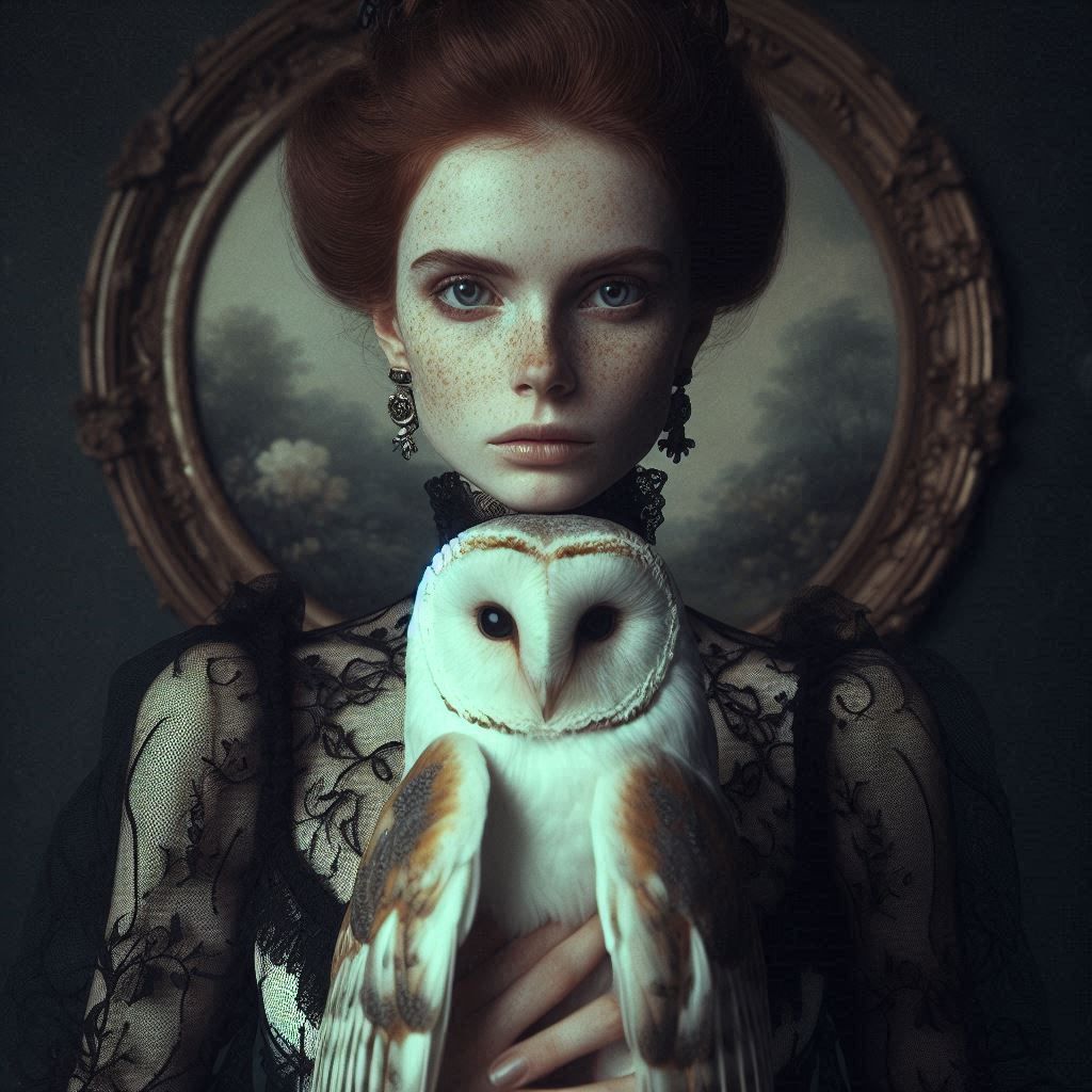 The Lady of the House and her White Owl