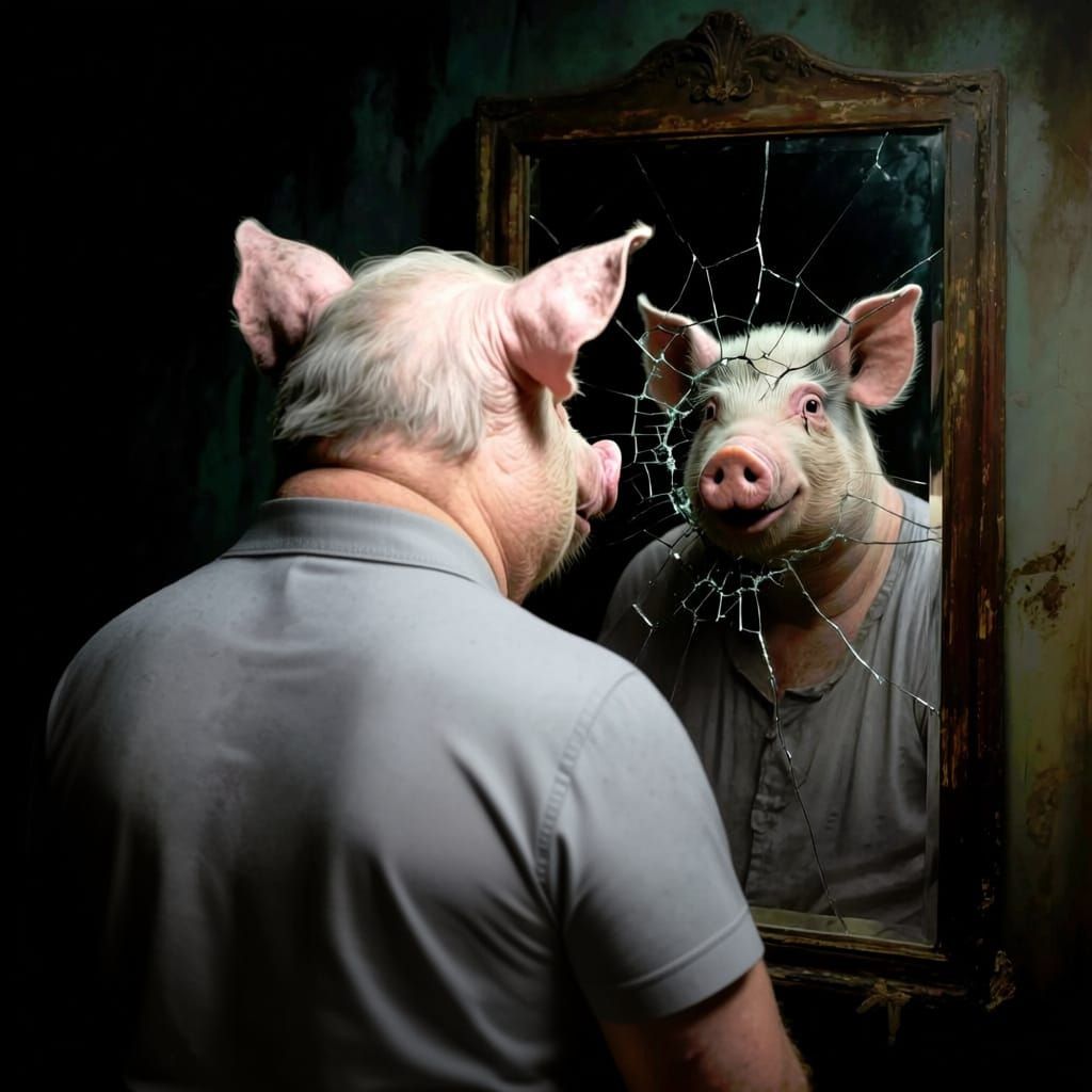 The Face in the Mirror (version 1)