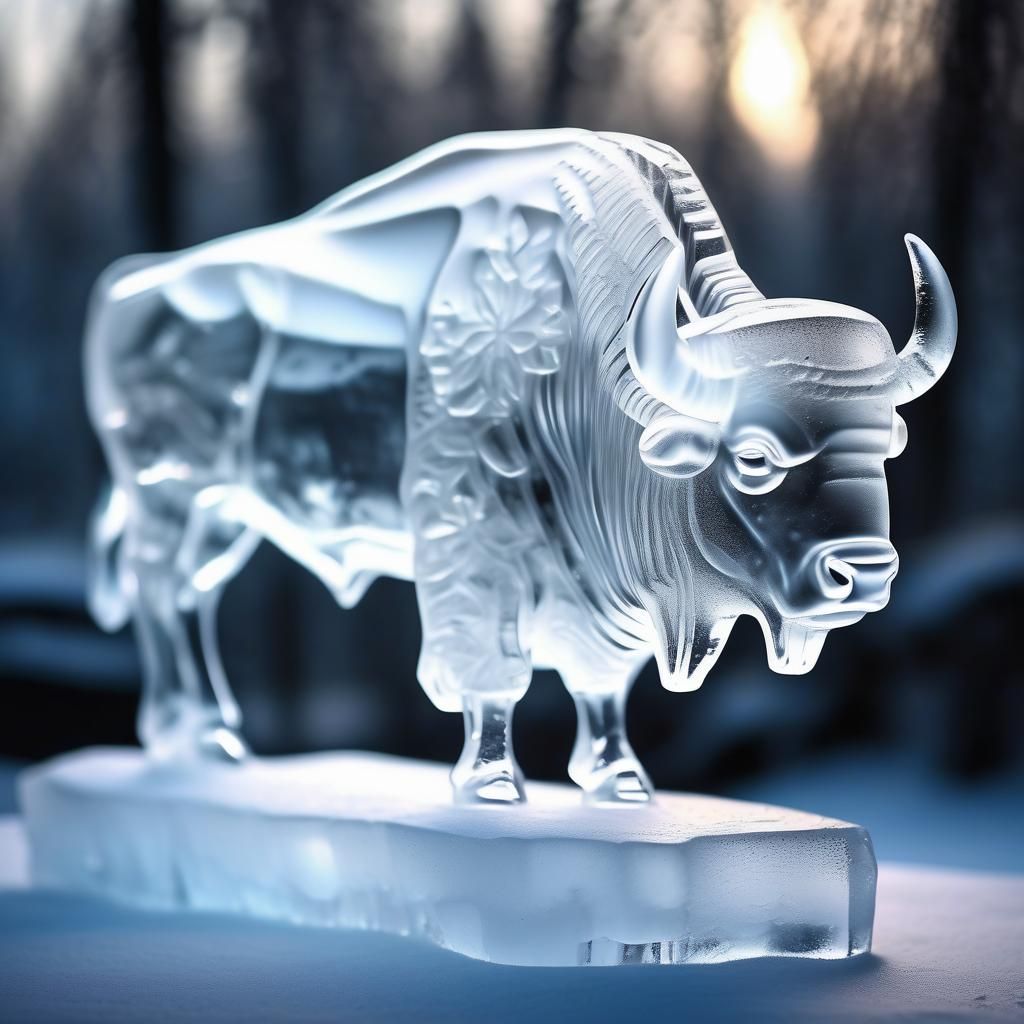 Bison Ice Sculpture
  by @Unreal Creations
