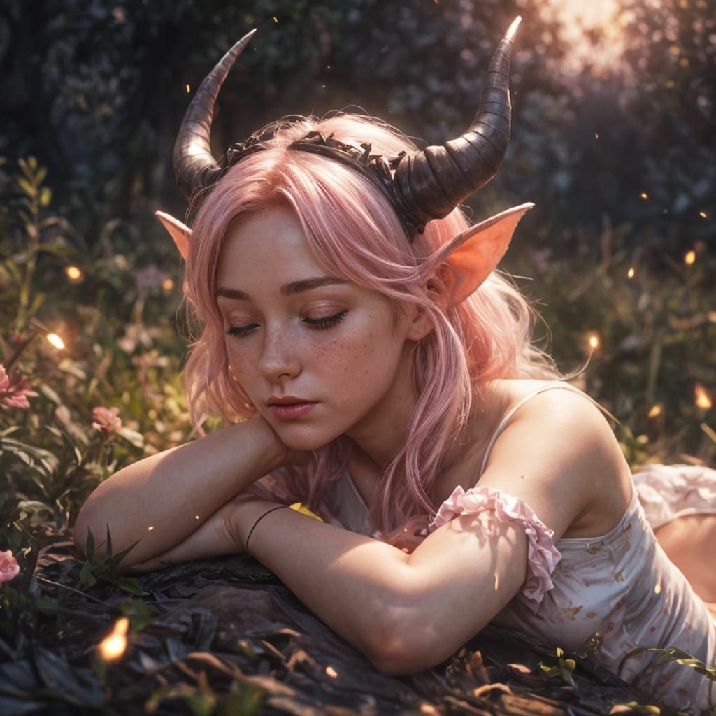 Pretty Pink Faun