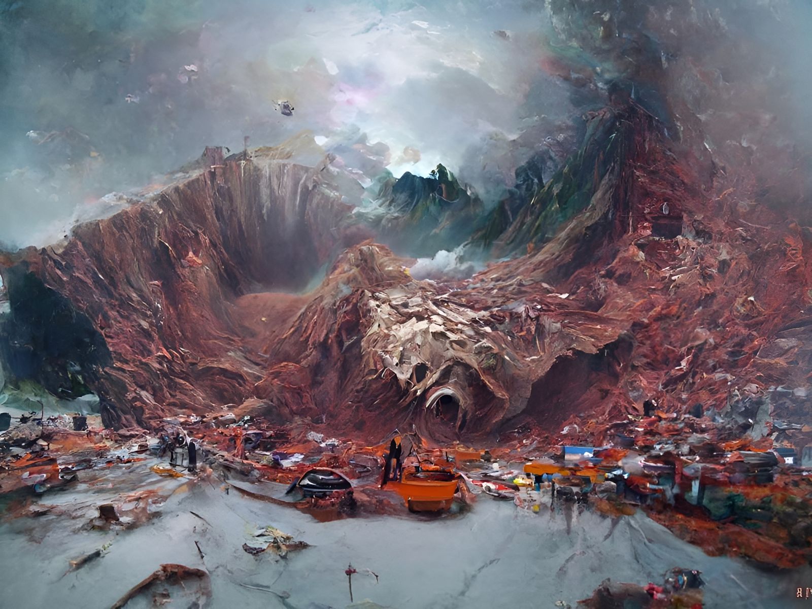 Caught in a landslide, no escape from reality AI Generated Artwork NightCafe Creator Caught in a landslide, no escape from reality AI Generated Artwork NightCafe Creator