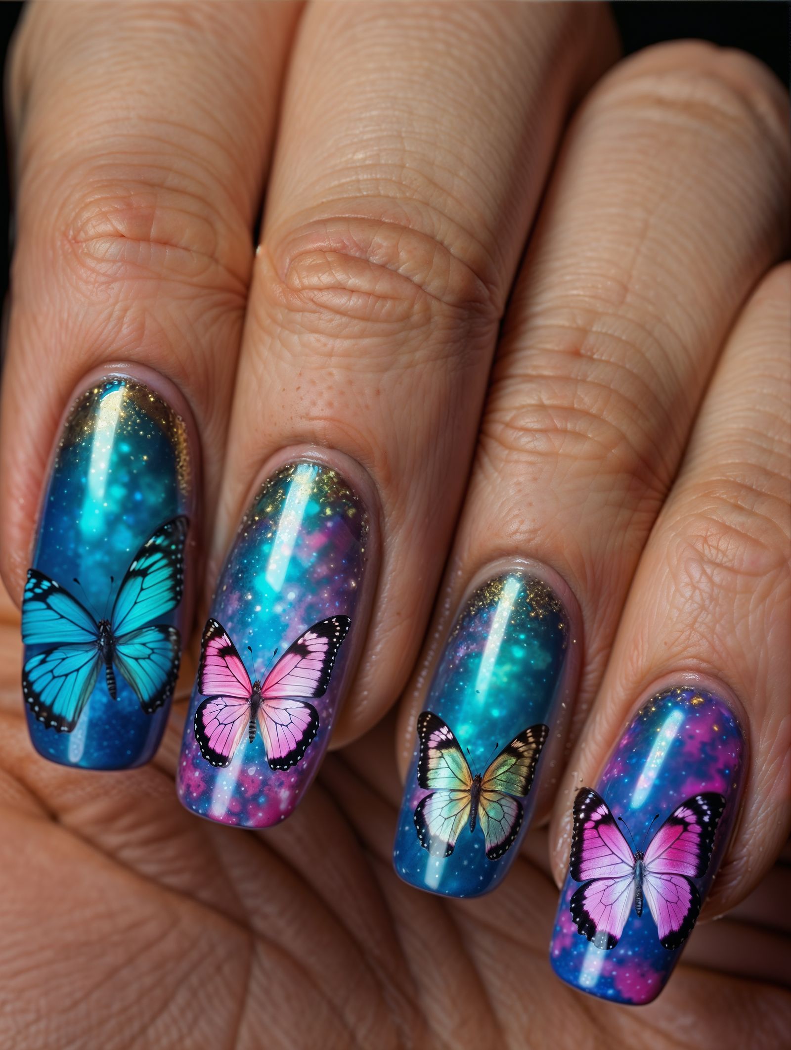 Butterfly Nail art