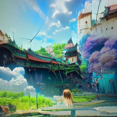 the greener version of the peacefull town