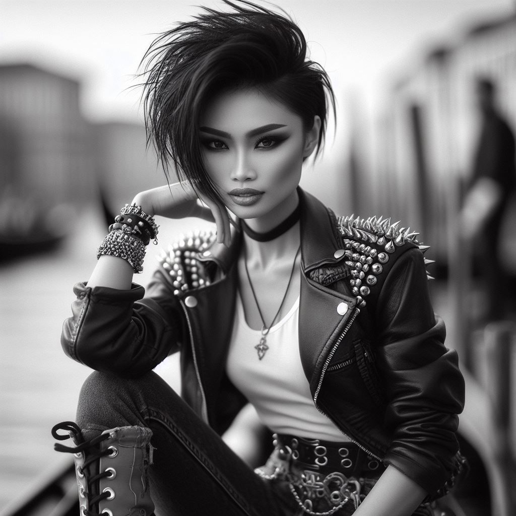 Color Rebellion: Portrait of Punk  by @BetaPrime