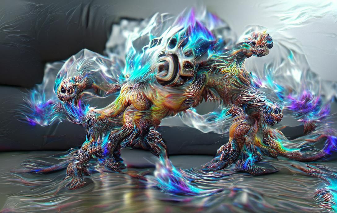 time elemental creature 8K 3D