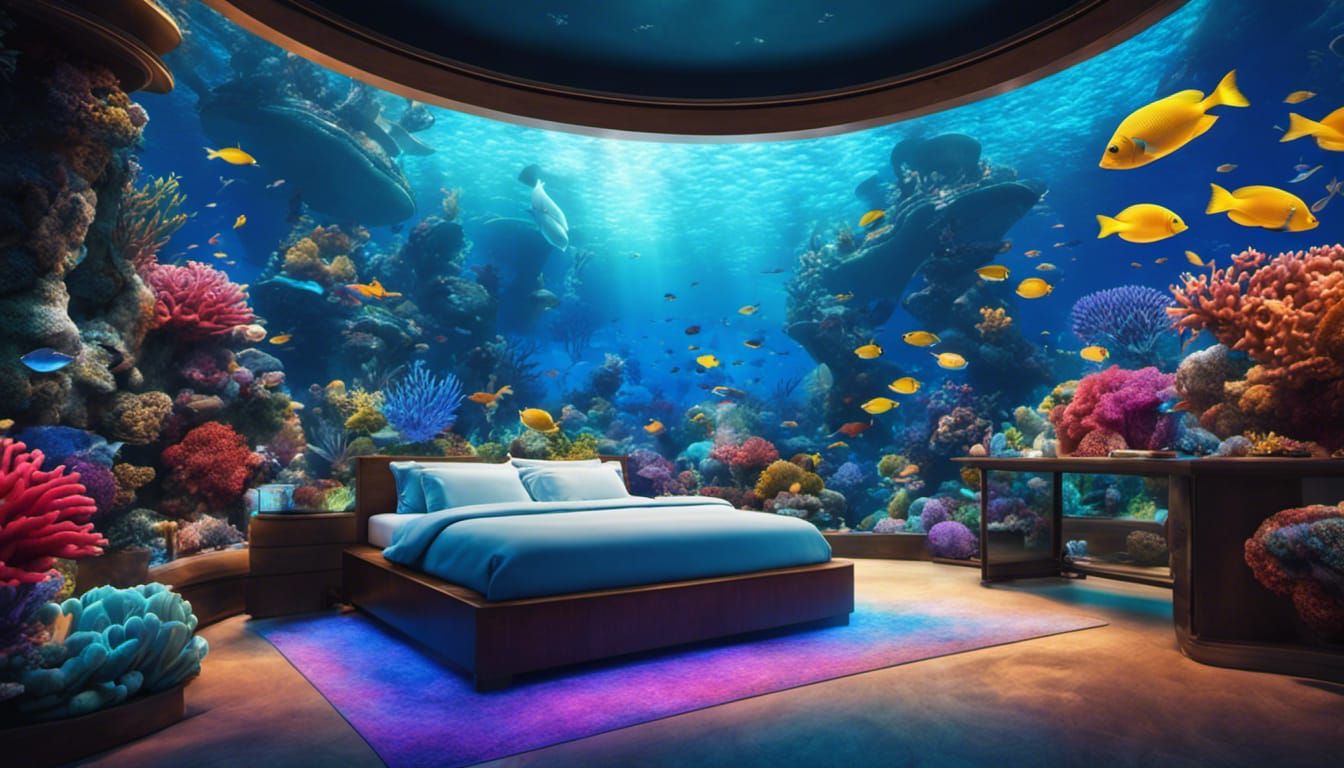 Aquarium bedroom hot sale