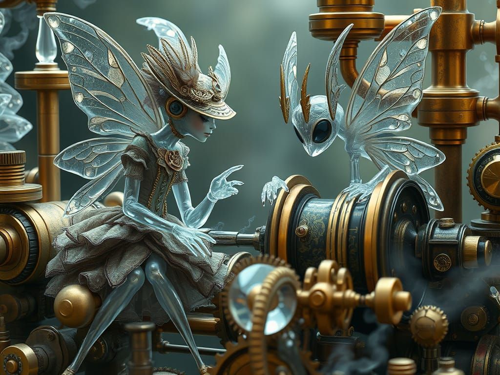 Glass fairies  by @Cherri