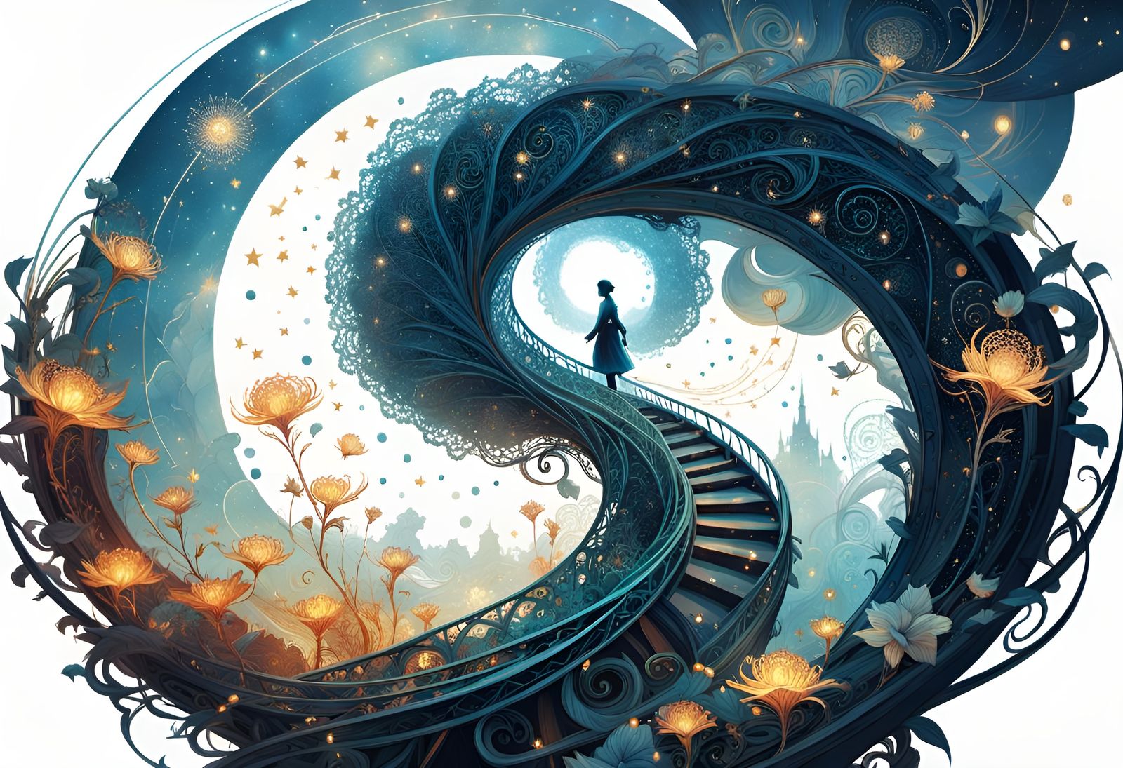 Elegant swirls