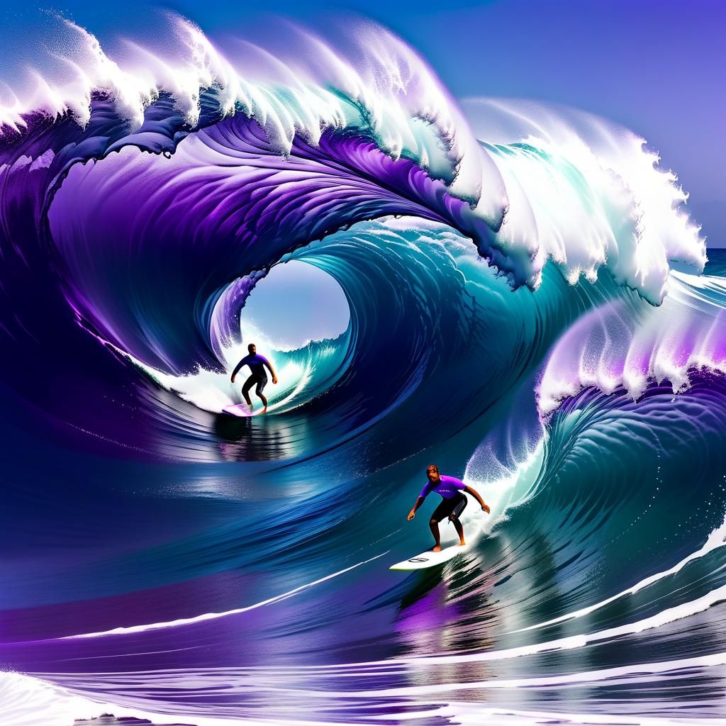 Purple Waves