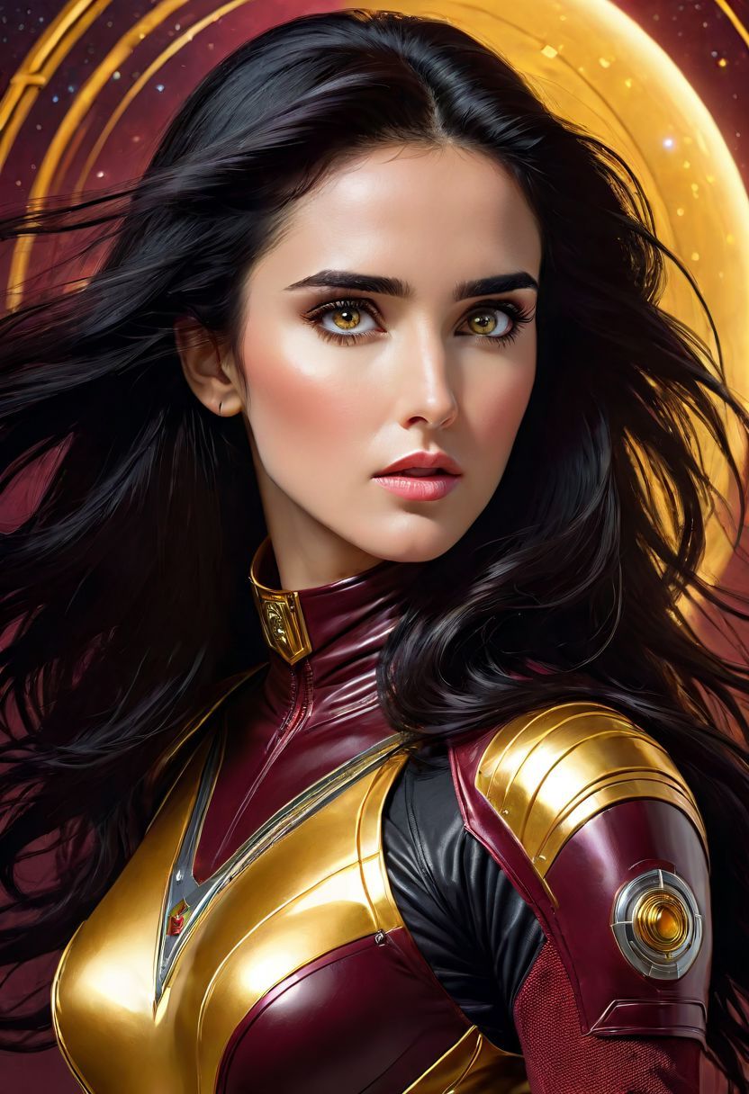 Brunette Space Vixen