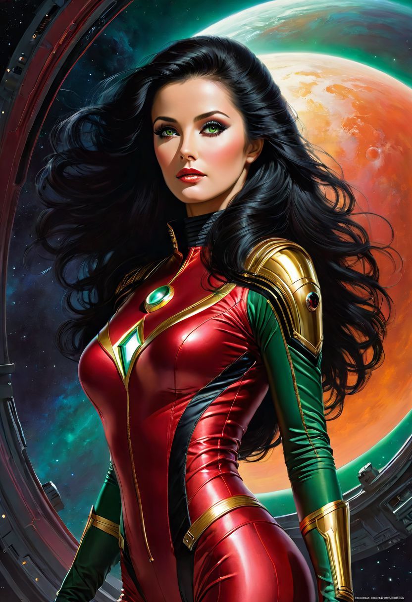 Brunette Space Vixen