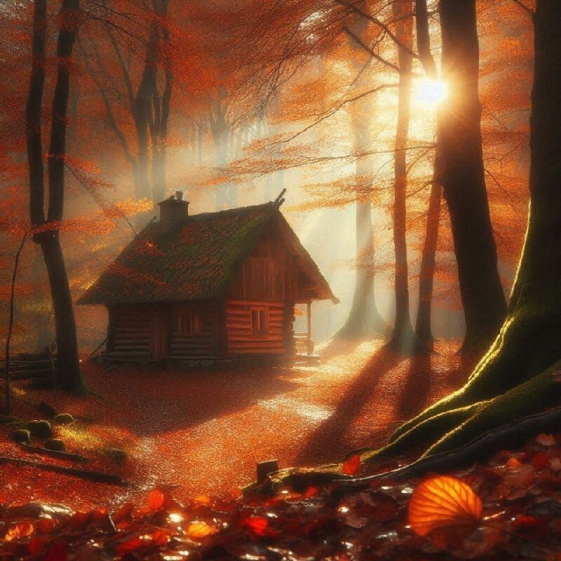 Home in the Autumn forest 🍂