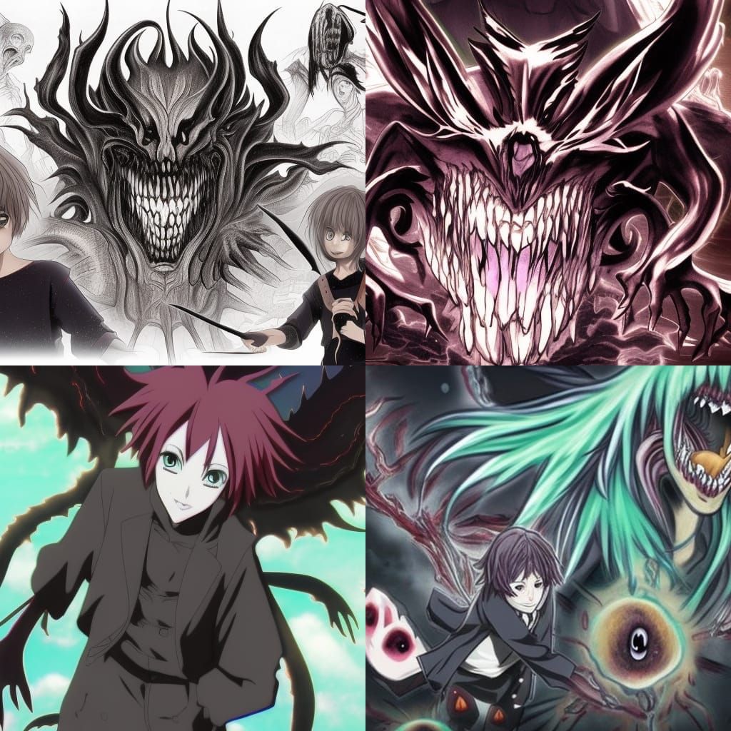 Create A Terrifying Beast In Its Full Appearance Anime Eldritch Anime