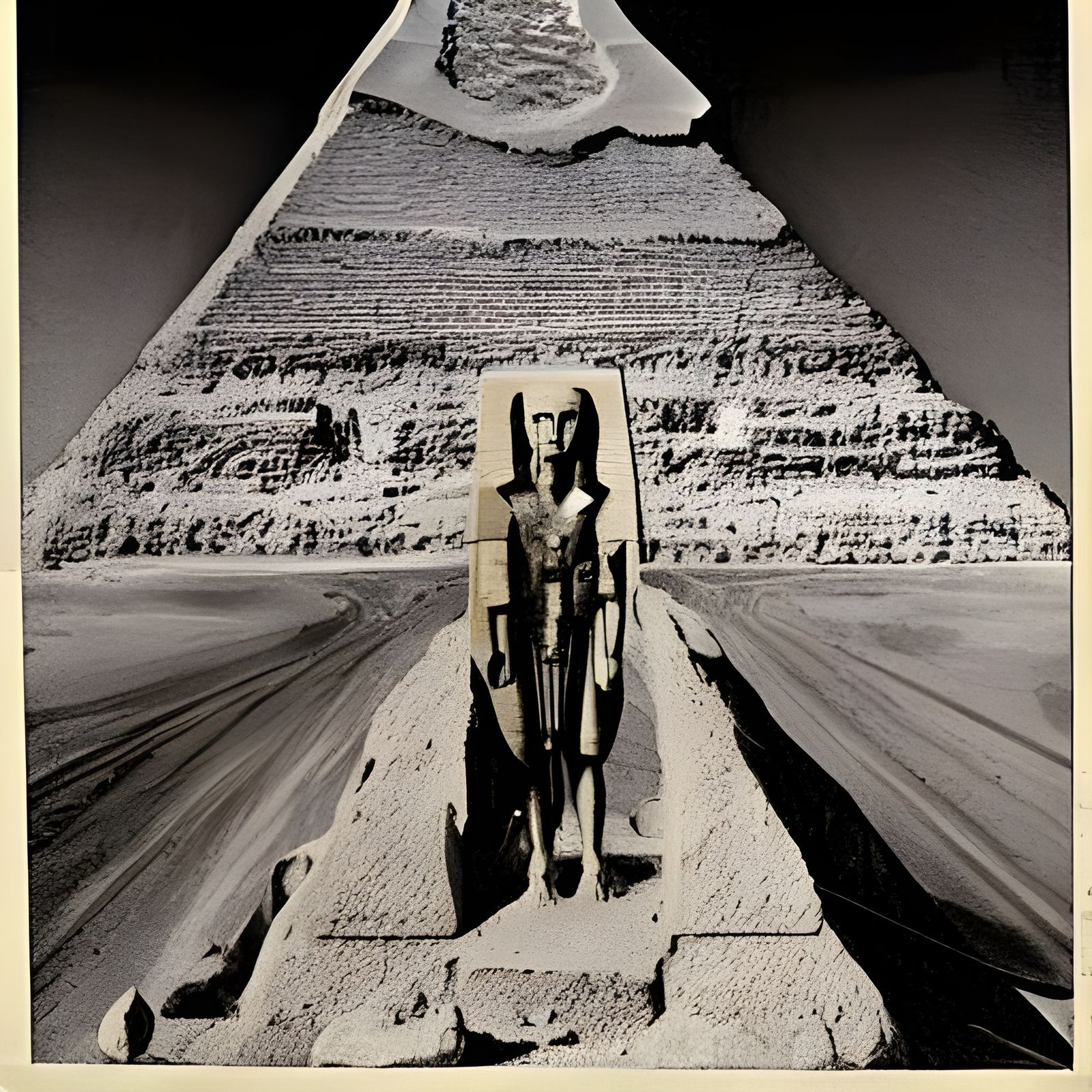 Nikola Tesla at Egyptian Pyramid