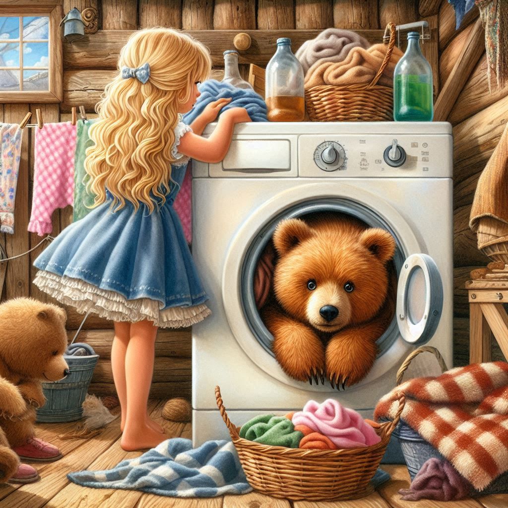 Goldilocks' wash day