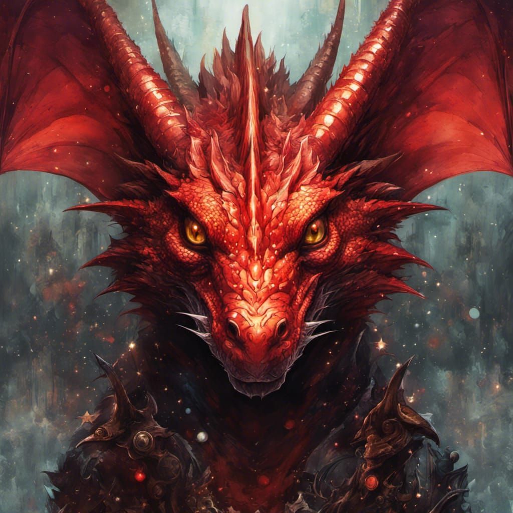 .red dragon. - AI Generated Artwork - NightCafe Creator