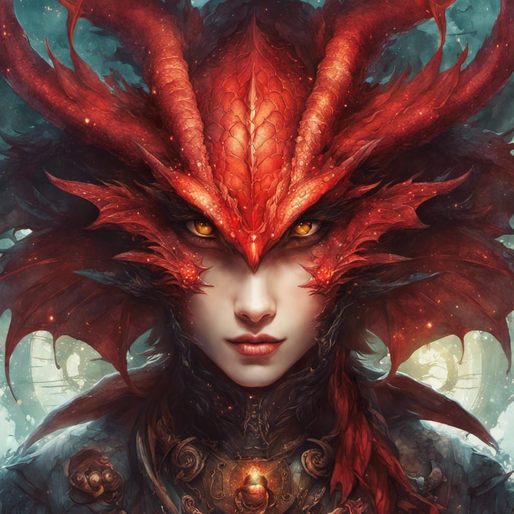 .red dragon. - AI Generated Artwork - NightCafe Creator