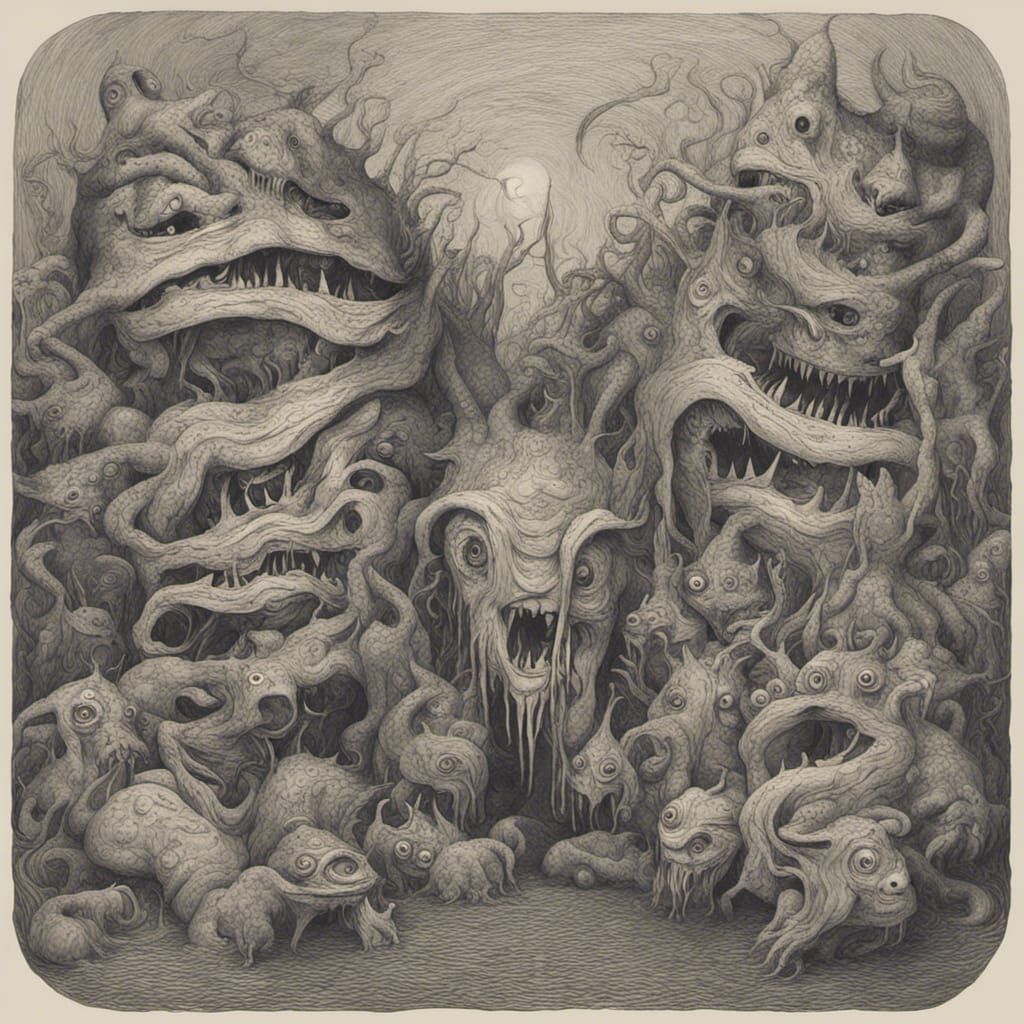 surreal monsters
