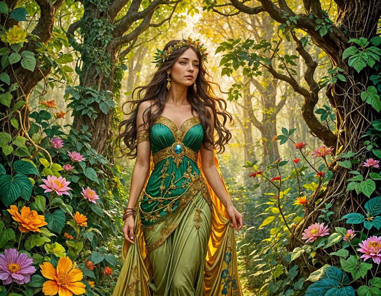 The Earth Goddess  by @Dabbler