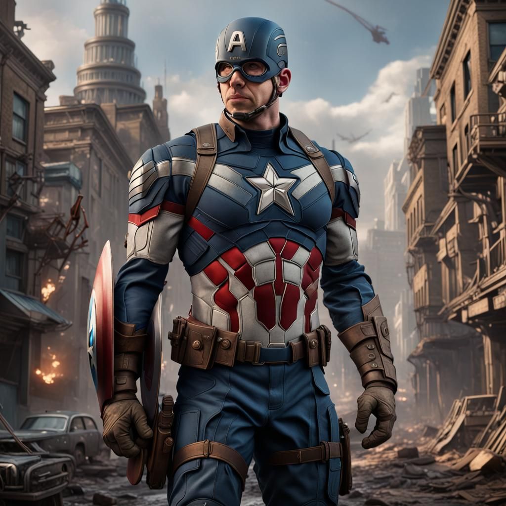 captain america - AI Generated Artwork - NightCafe Creator