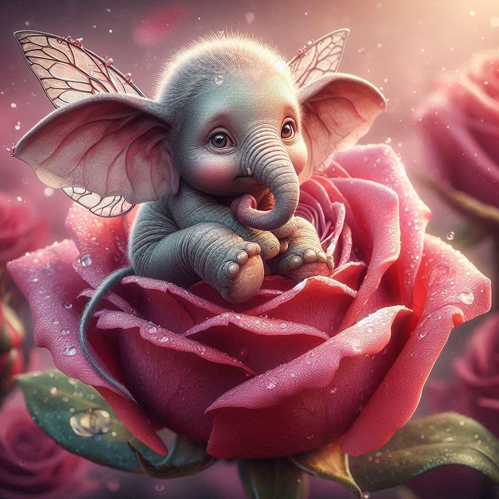 Rose bud Elephants