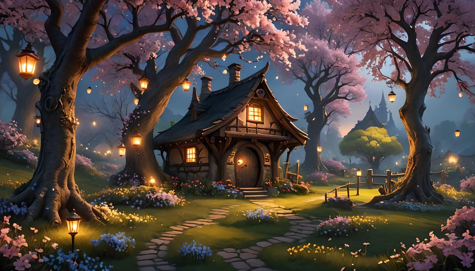 House in the magic forest