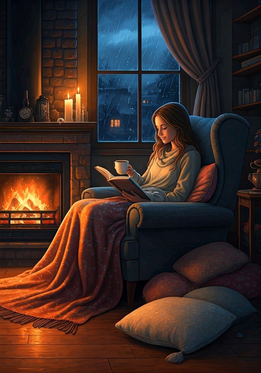 Cozy evening   by @Tamera