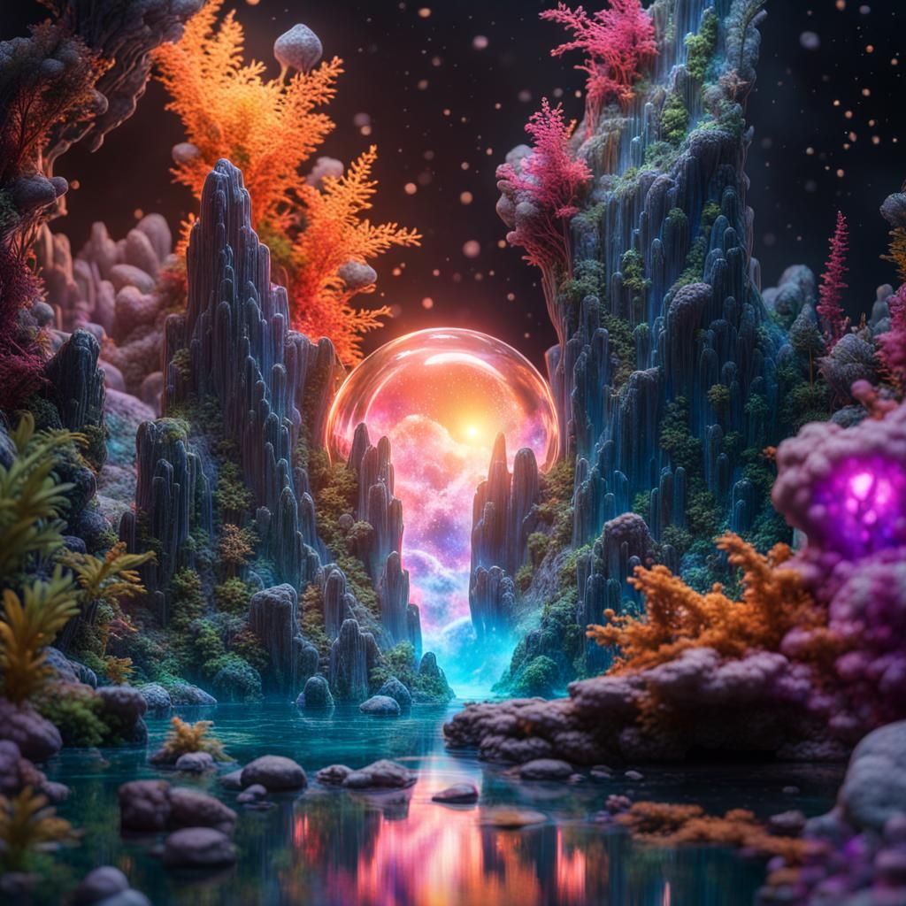 The Cosmic realm - AI Generated Artwork - NightCafe Creator