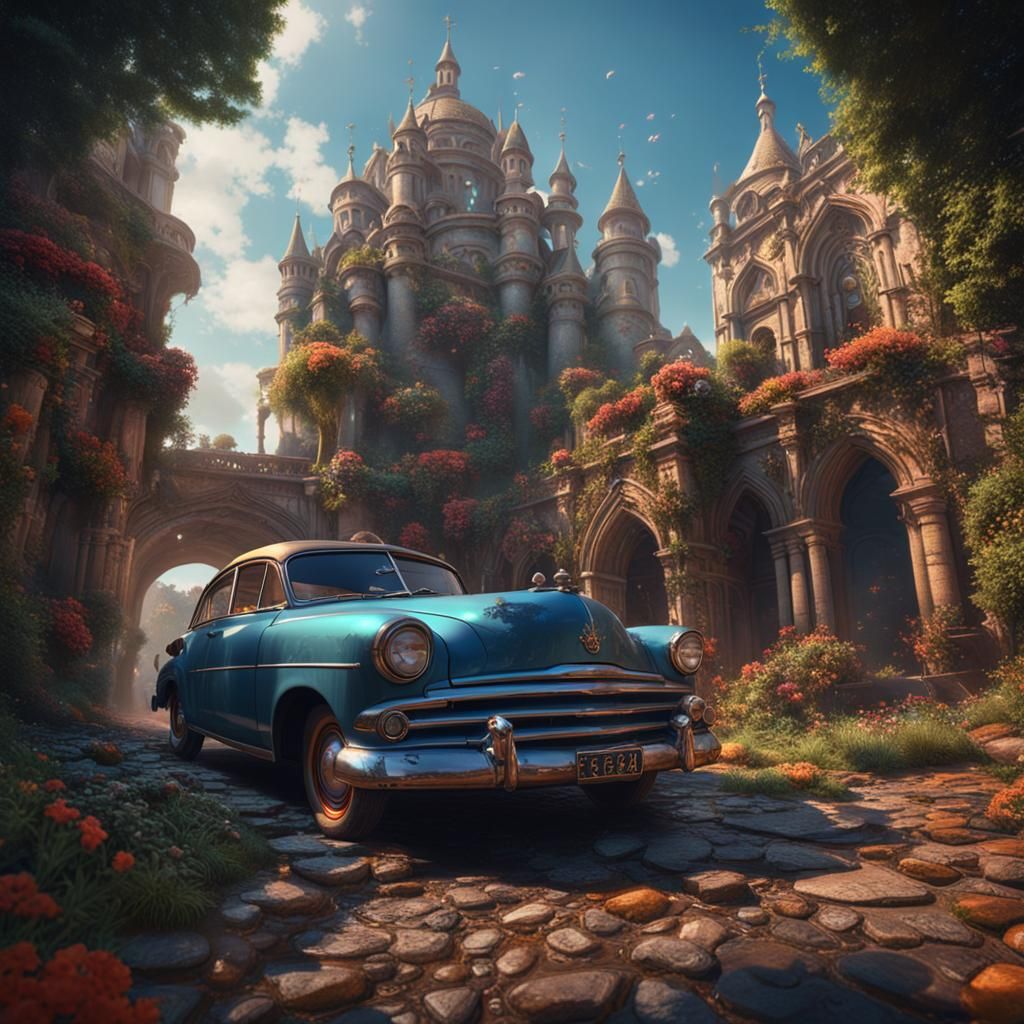 Stolen Car Matte Painting in 8K Resolution