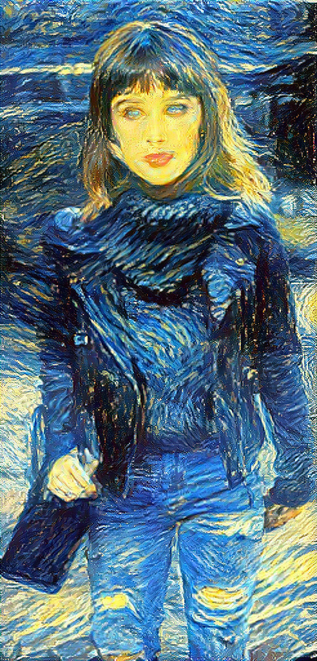 Starry Starry Night ๐ self portrait