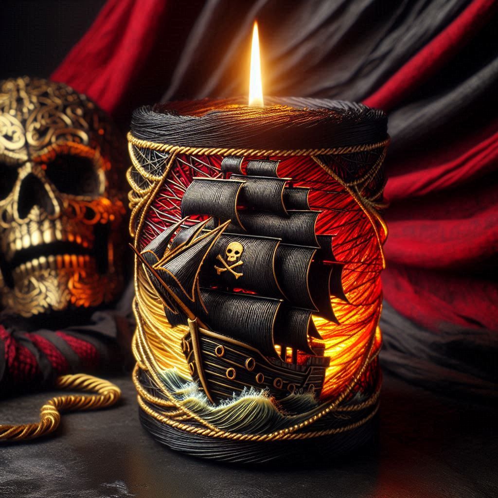 Beautifully Hand-Crafted Pirate Ship 3