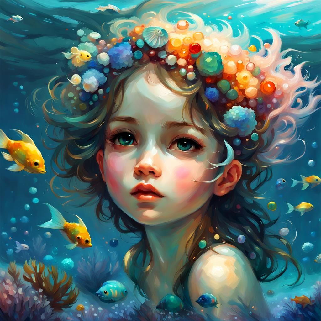 Mermaid #1 - AI Generated Artwork - NightCafe Creator