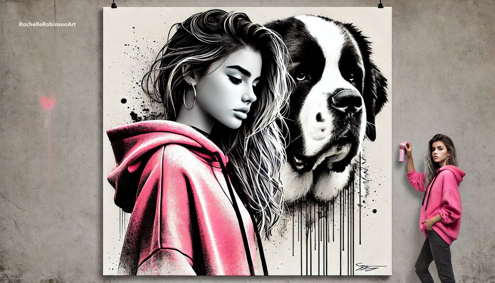 A Woman And Her Dog Lord Byron