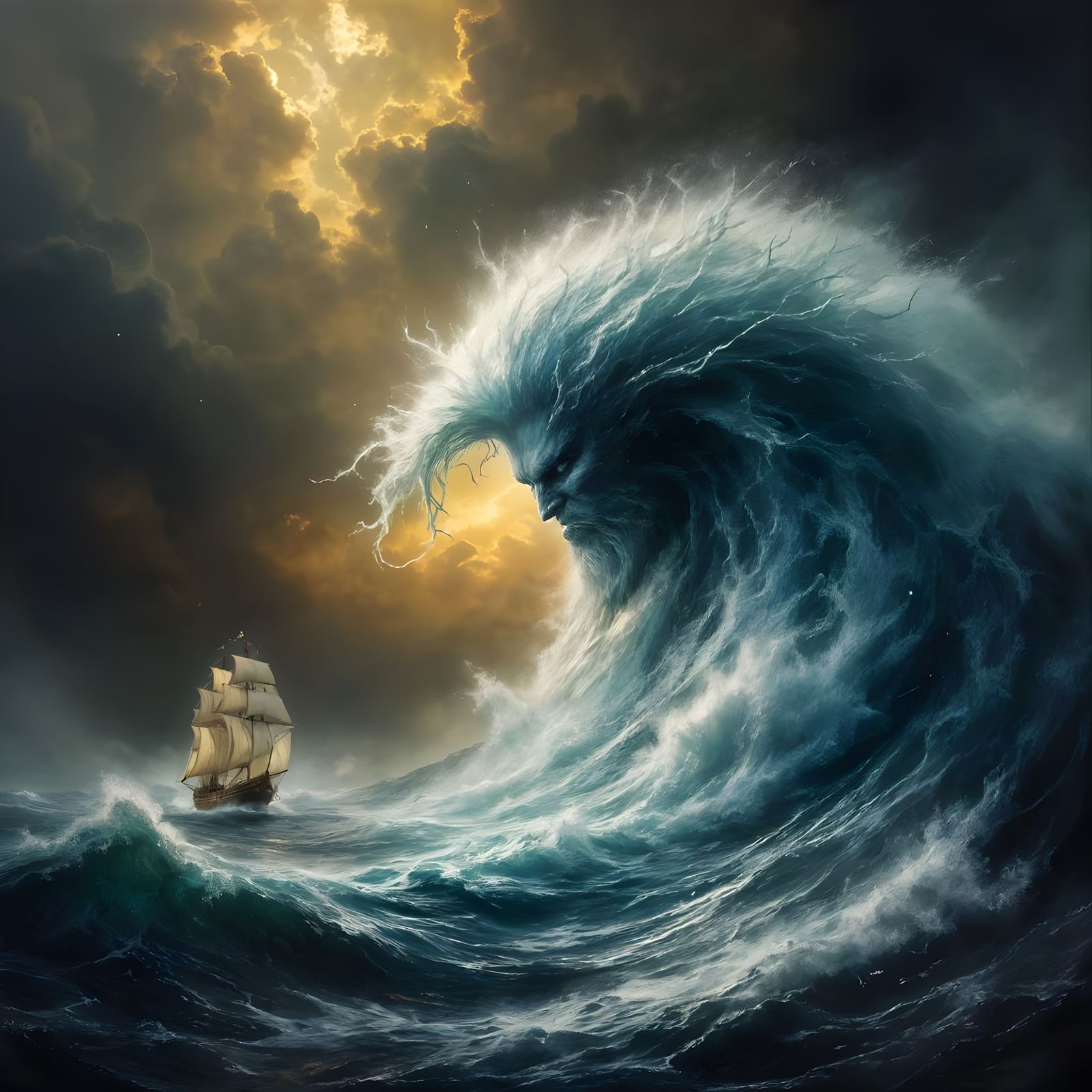 The living Wave  by @Tolino