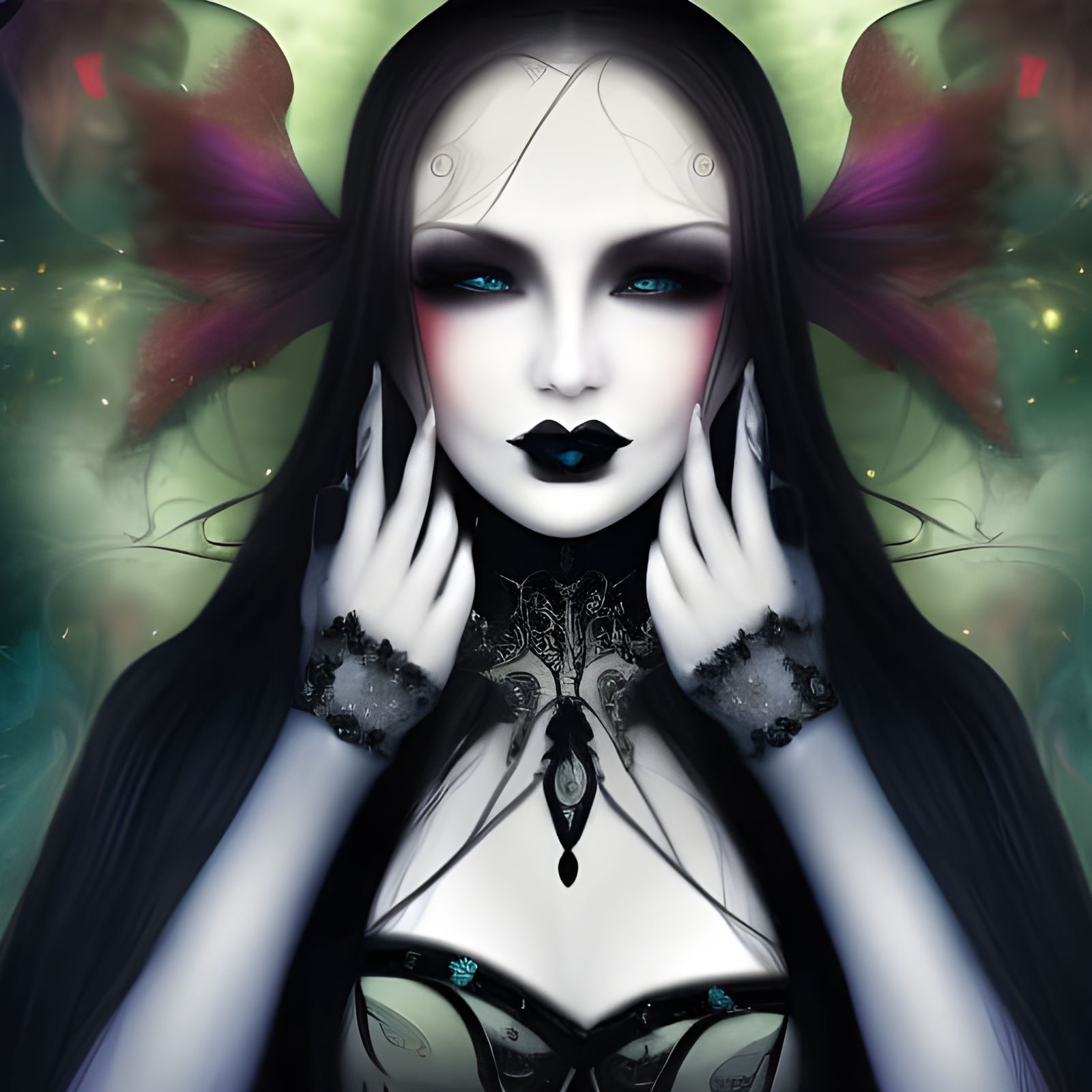 Darkness and her eternal beauty gothic art romanticism beautiful ...