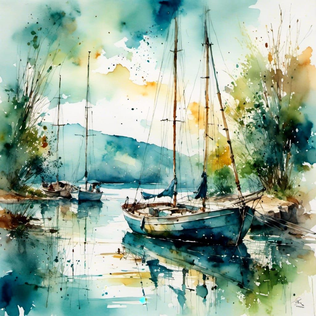 Calm water   by @Tim