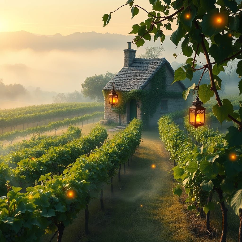 Vineyard of the Mists  by @Shayera1001